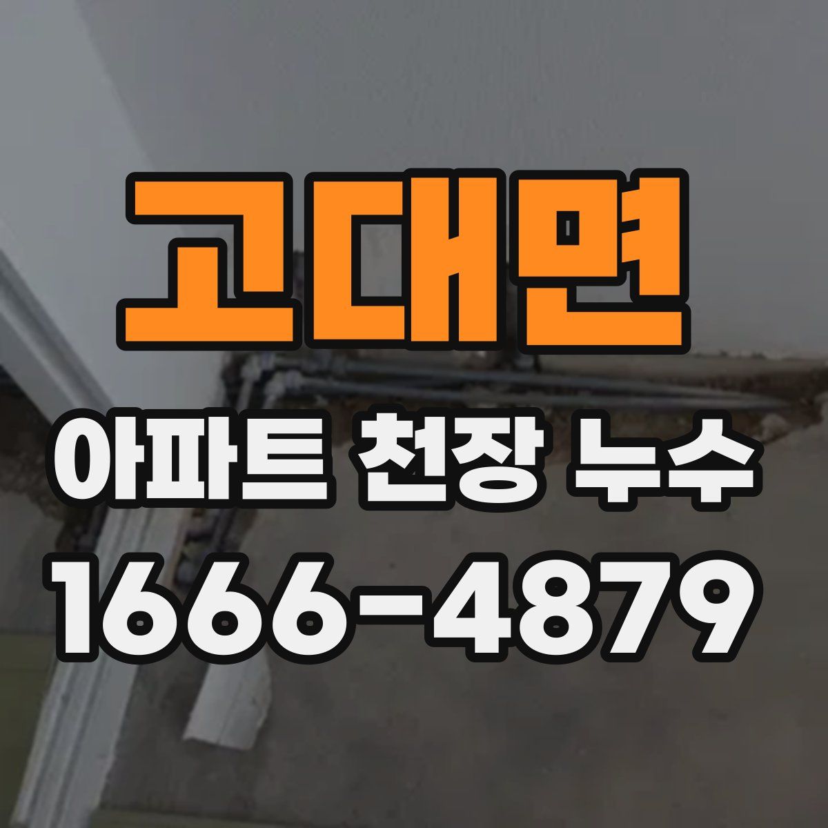 고대면 아파트 천장 누수