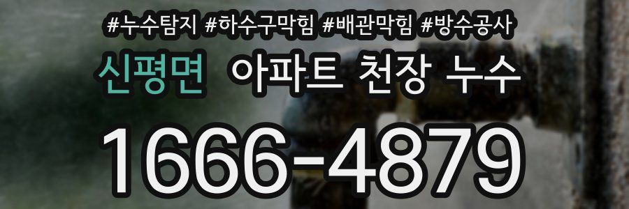 신평면 아파트 천장 누수