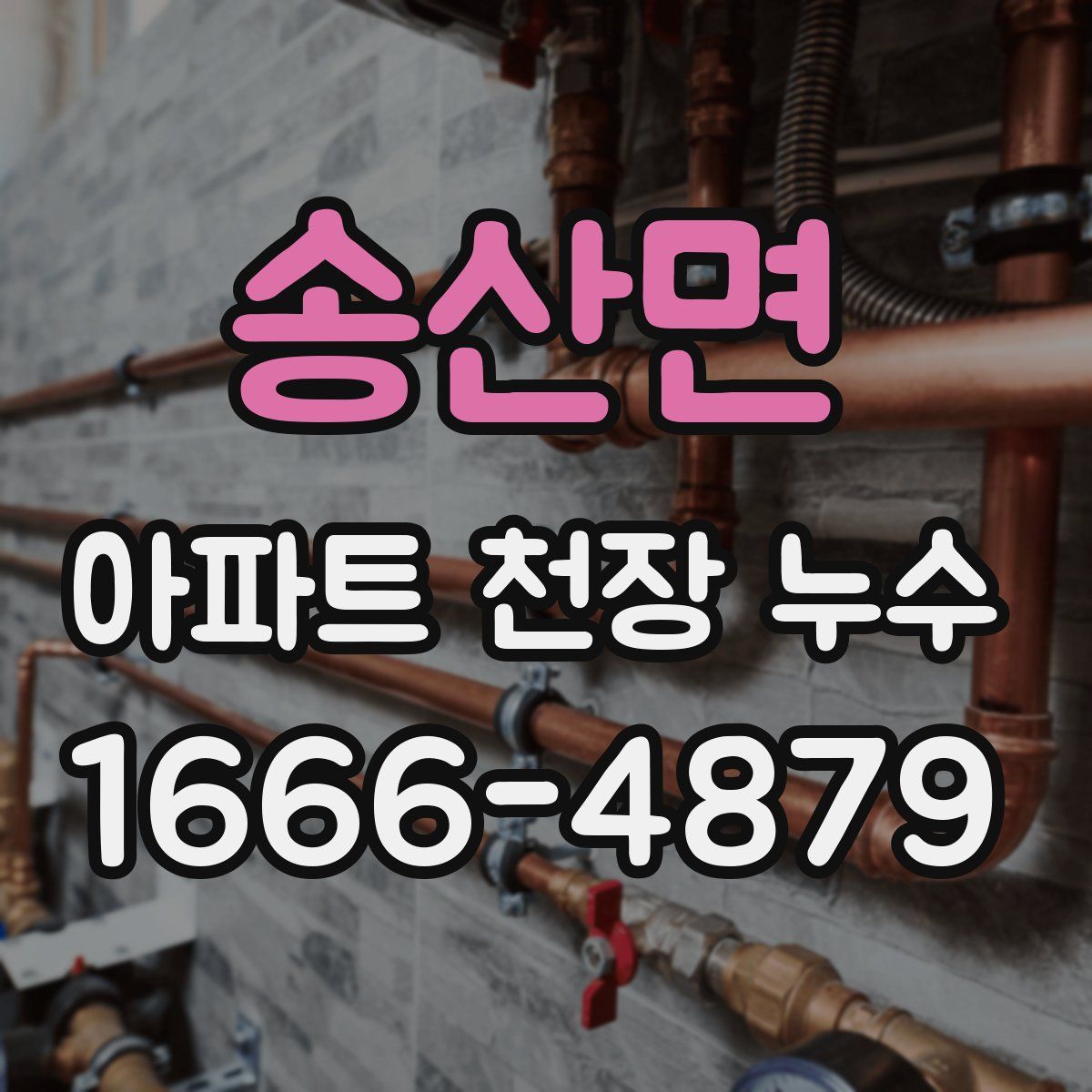송산면 아파트 천장 누수