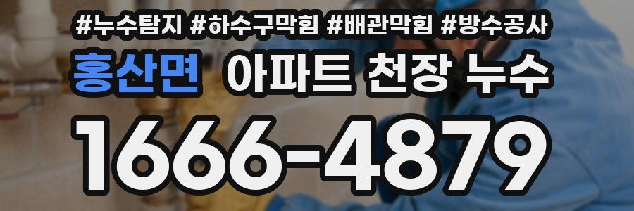 홍산면 아파트 천장 누수