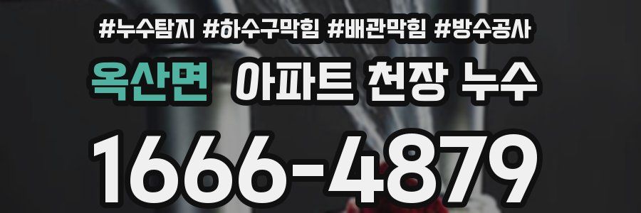 옥산면 아파트 천장 누수
