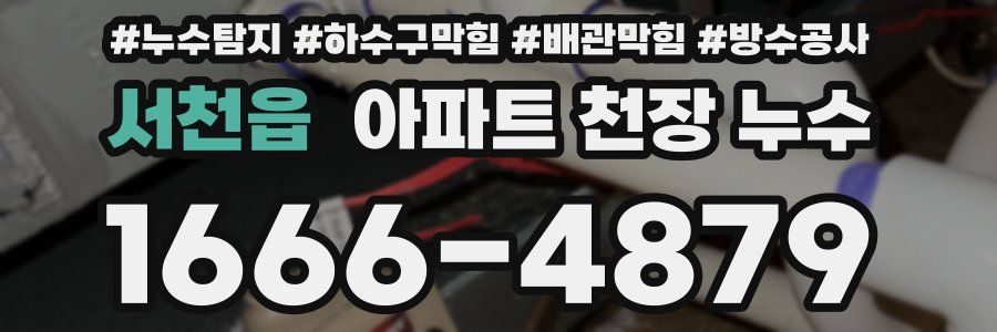 서천읍 아파트 천장 누수