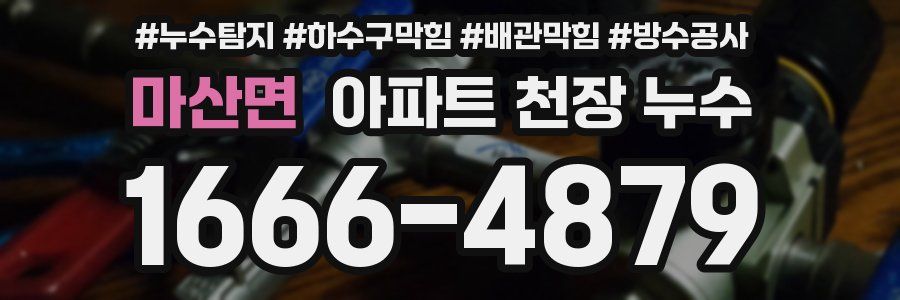 마산면 아파트 천장 누수