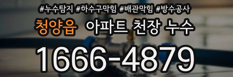 청양읍 아파트 천장 누수