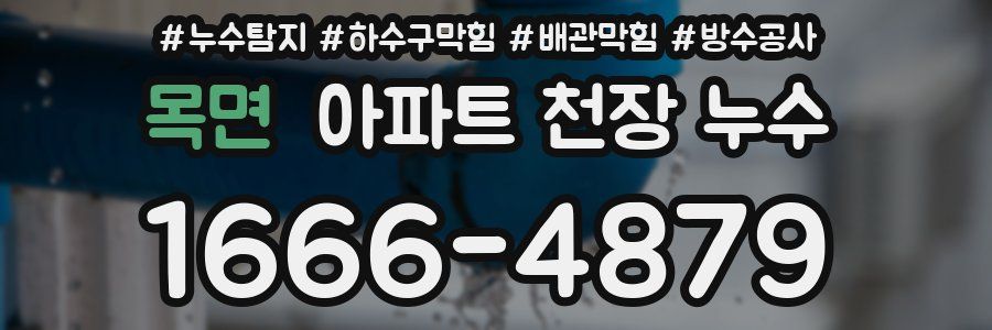 목면 아파트 천장 누수