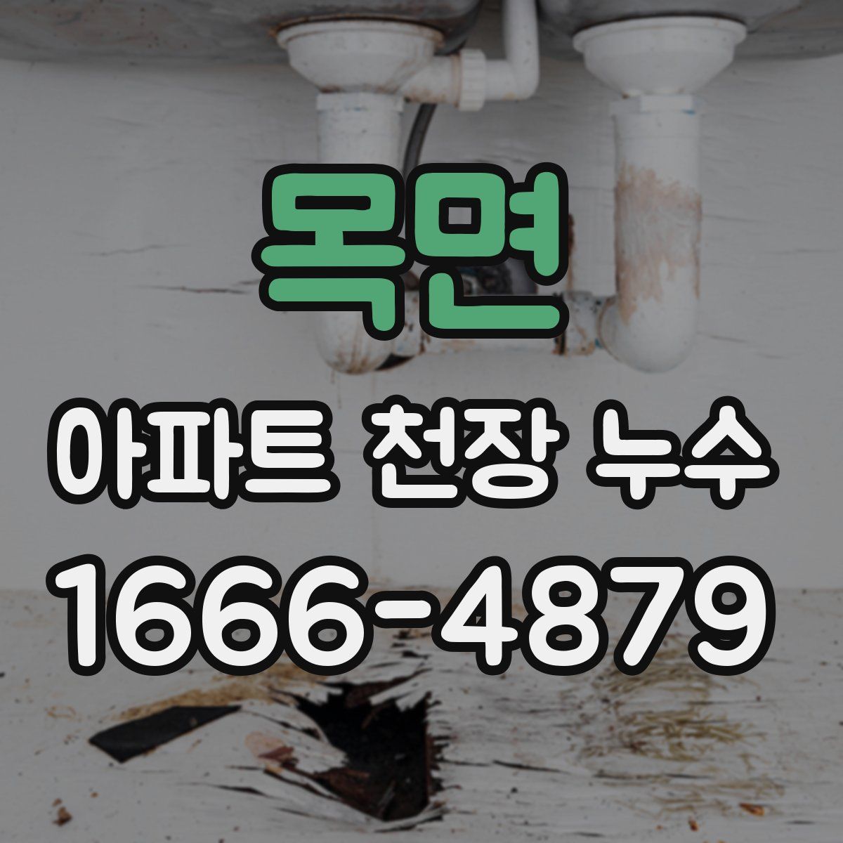 목면 아파트 천장 누수