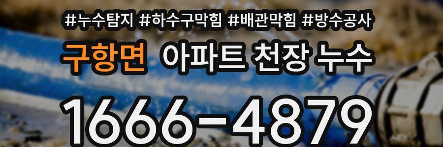 구항면 아파트 천장 누수