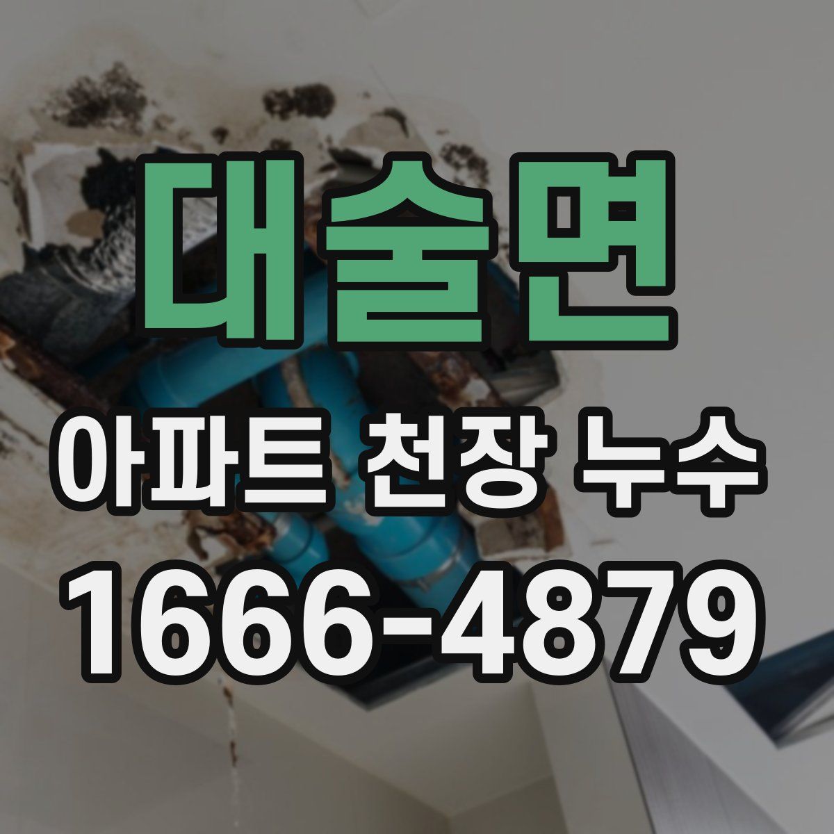 대술면 아파트 천장 누수