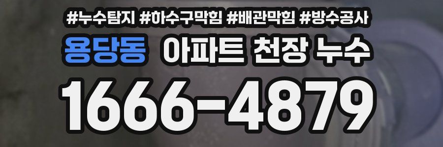 용당동 아파트 천장 누수