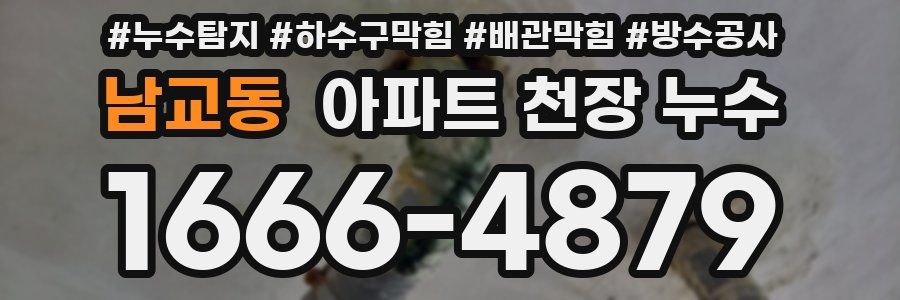 남교동 아파트 천장 누수