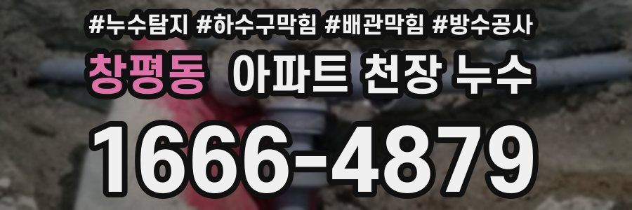 창평동 아파트 천장 누수