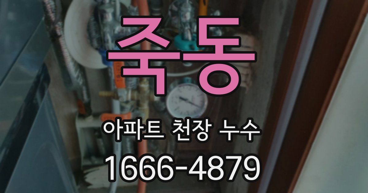 죽동 아파트 천장 누수