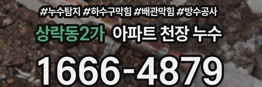 상락동2가 아파트 천장 누수