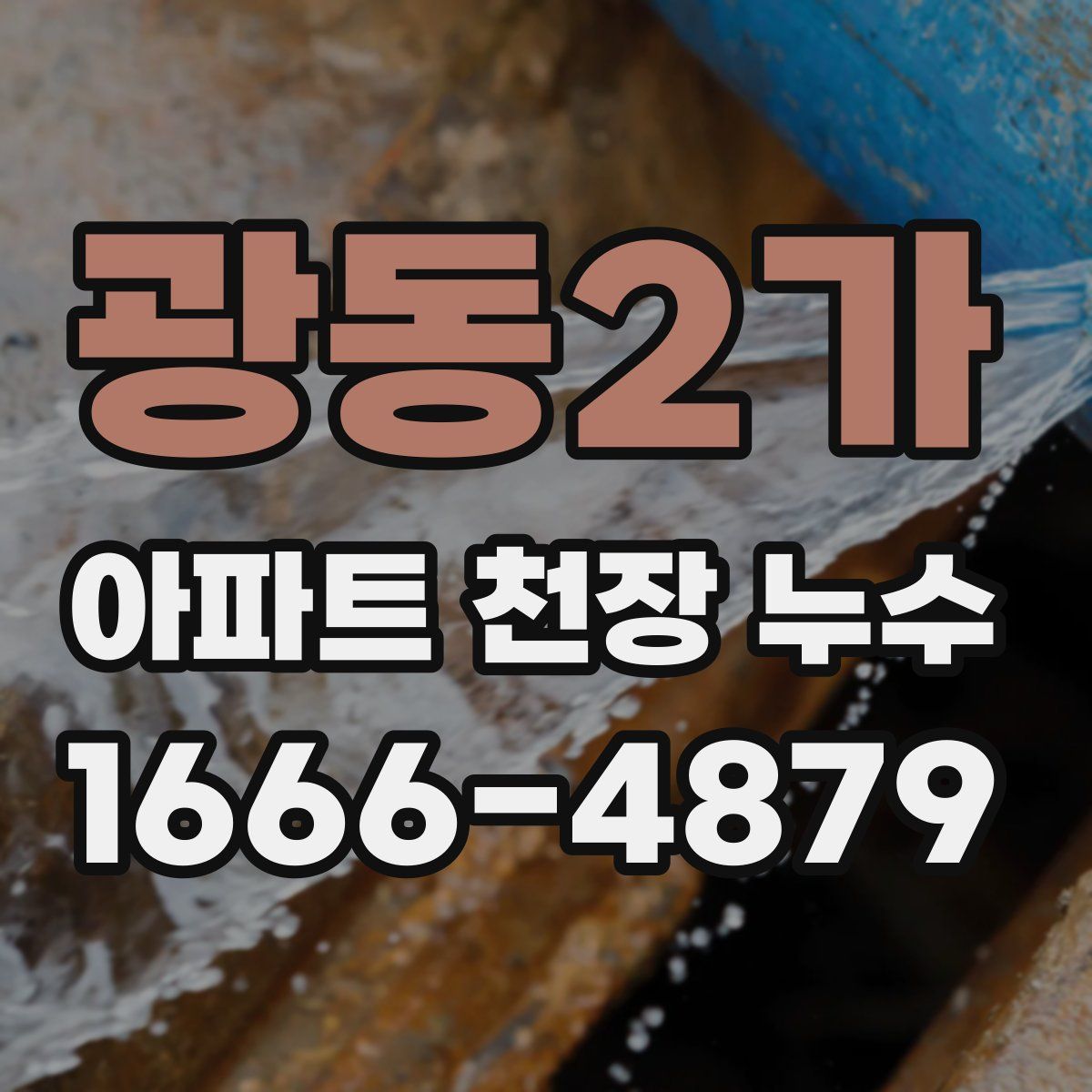 광동2가 아파트 천장 누수