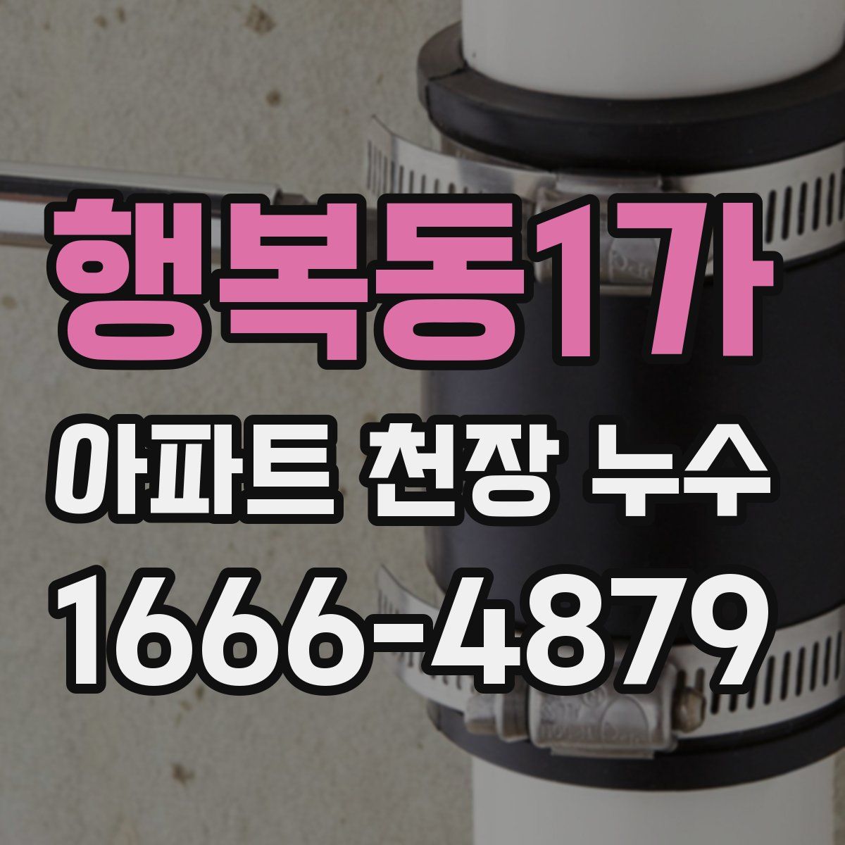 행복동1가 아파트 천장 누수