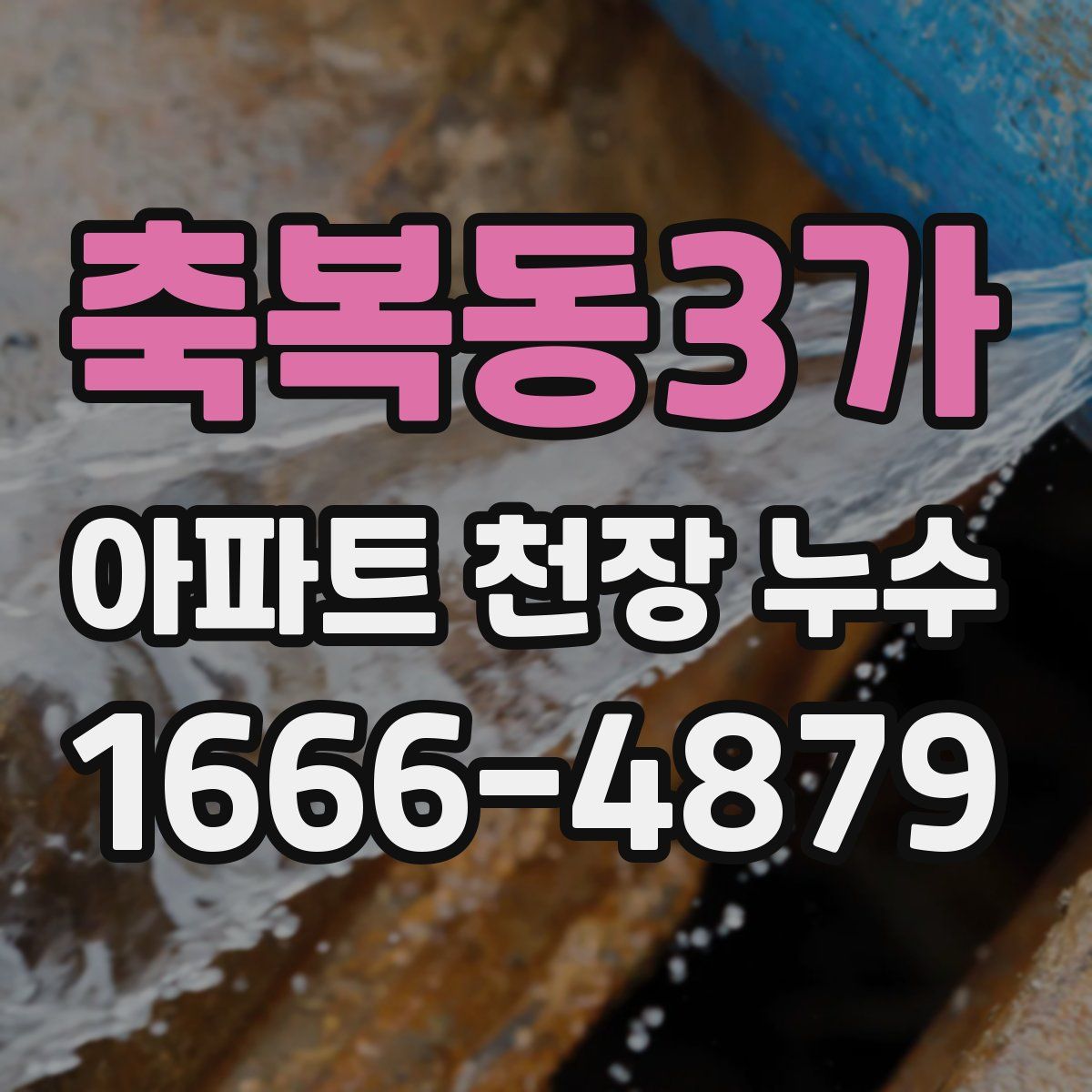 축복동3가 아파트 천장 누수