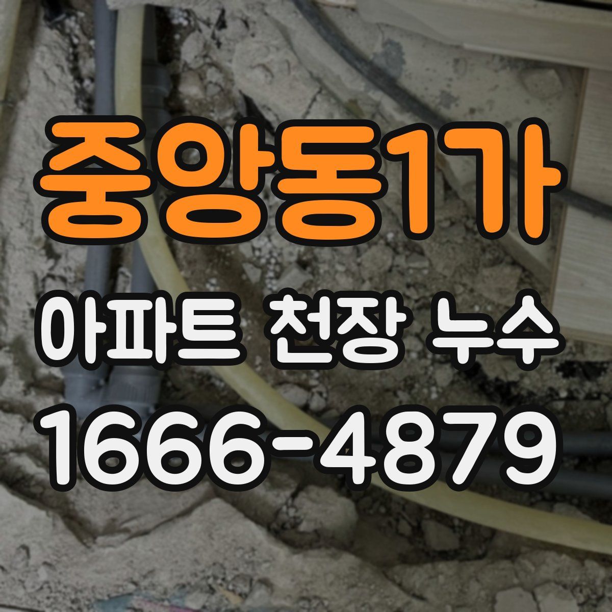 중앙동1가 아파트 천장 누수