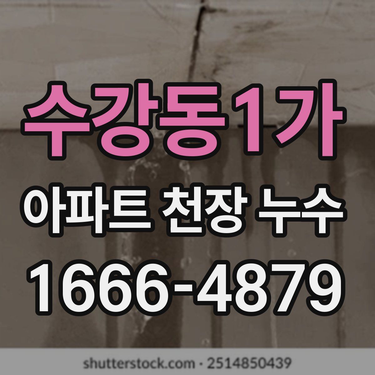 수강동1가 아파트 천장 누수