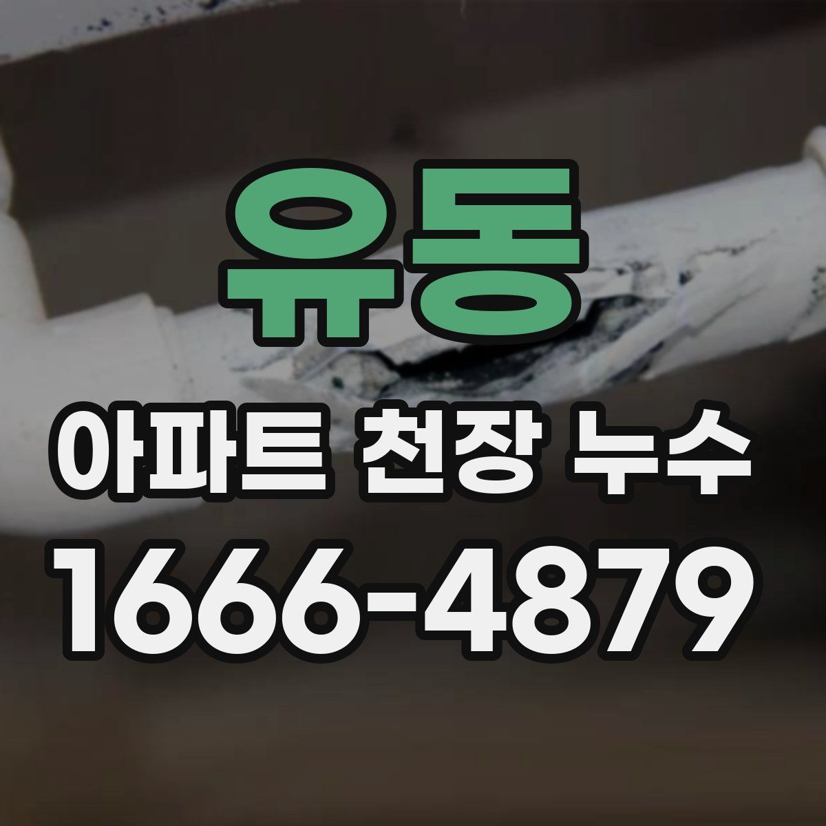 유동 아파트 천장 누수