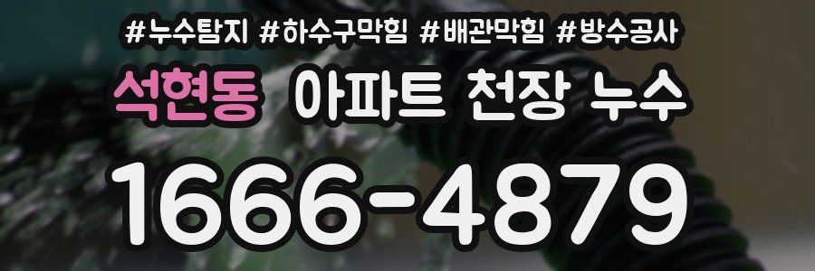 석현동 아파트 천장 누수
