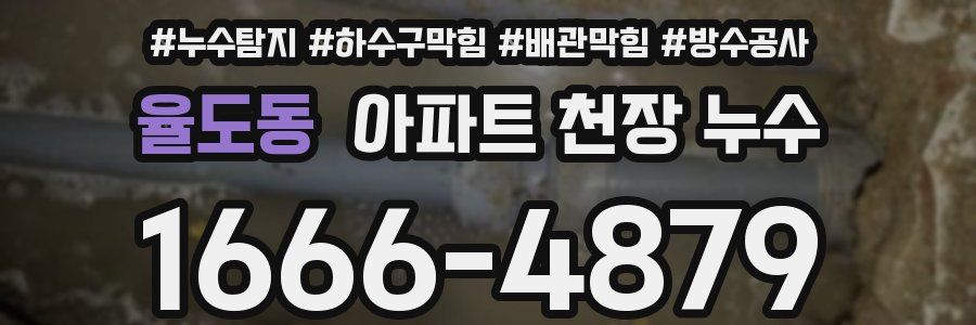 율도동 아파트 천장 누수