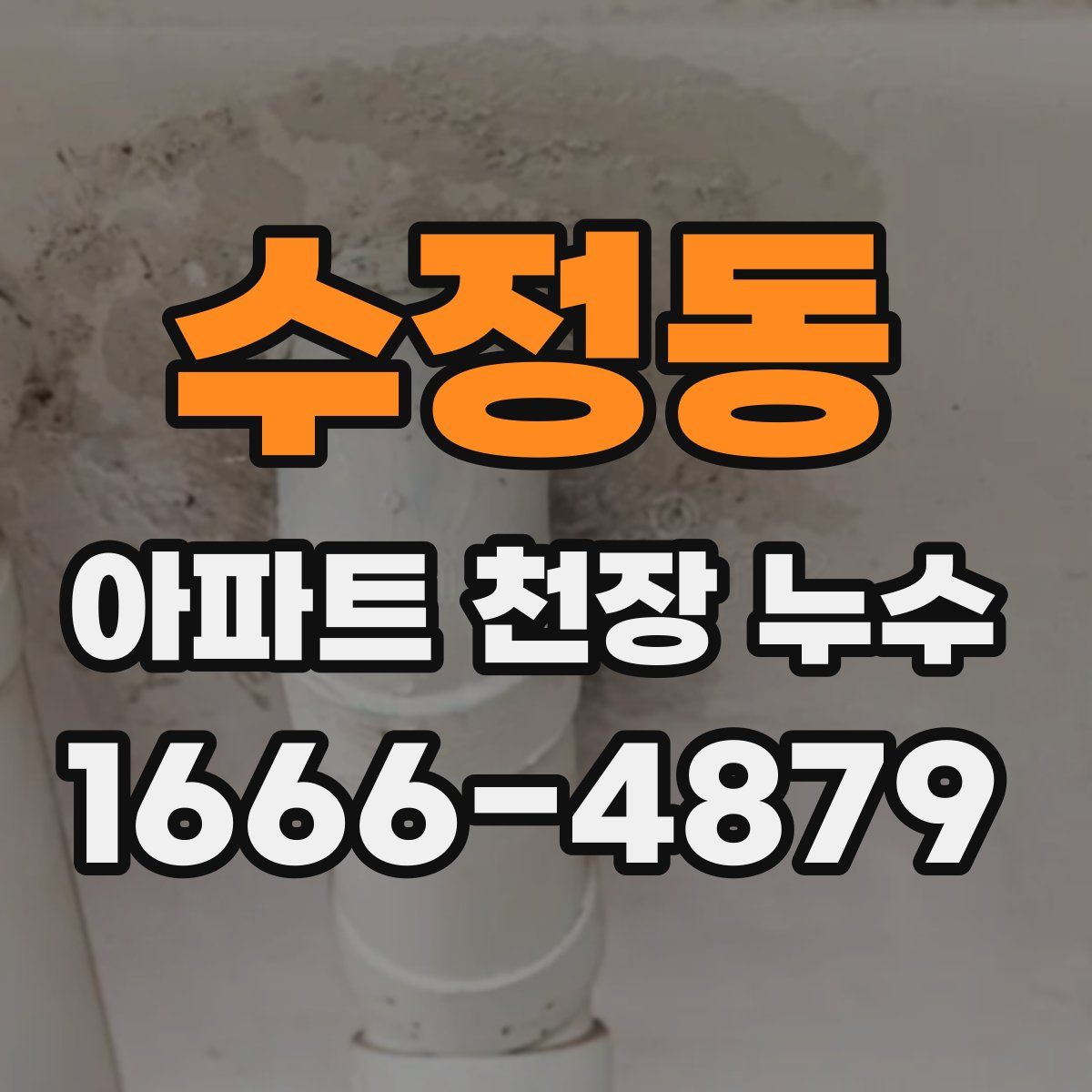 수정동 아파트 천장 누수