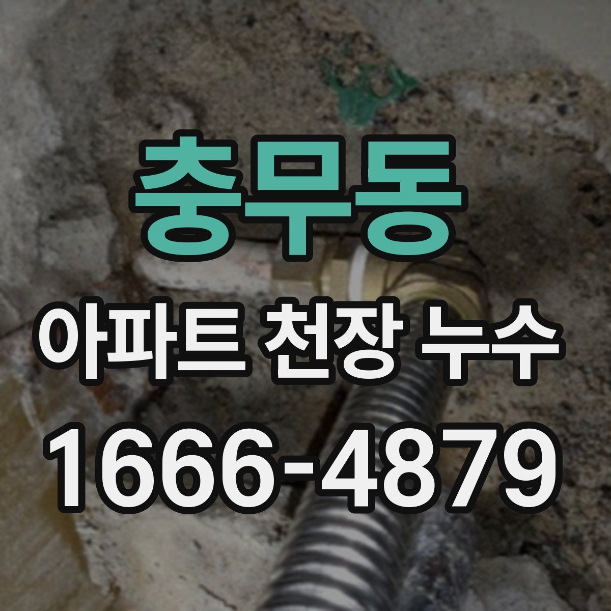 충무동 아파트 천장 누수