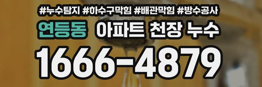 연등동 아파트 천장 누수
