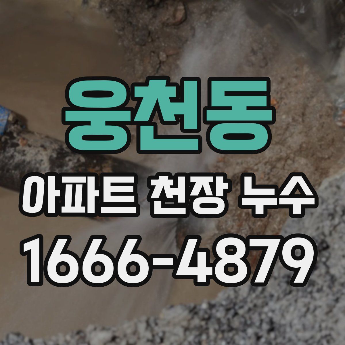 웅천동 아파트 천장 누수