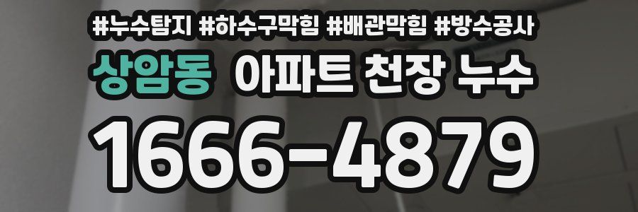 상암동 아파트 천장 누수