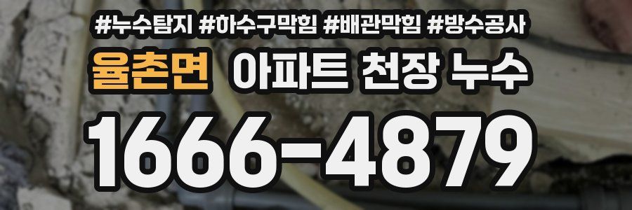 율촌면 아파트 천장 누수