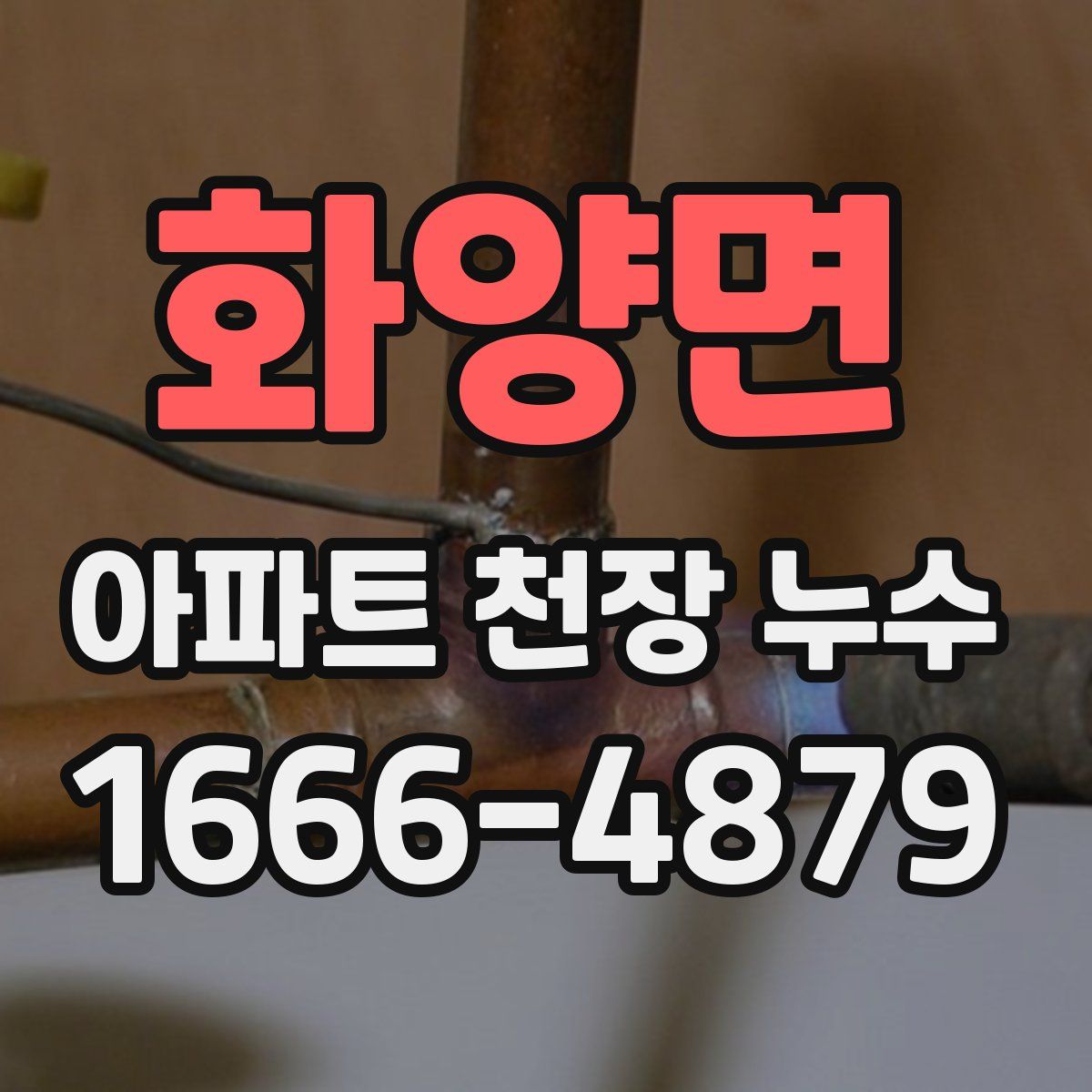 화양면 아파트 천장 누수
