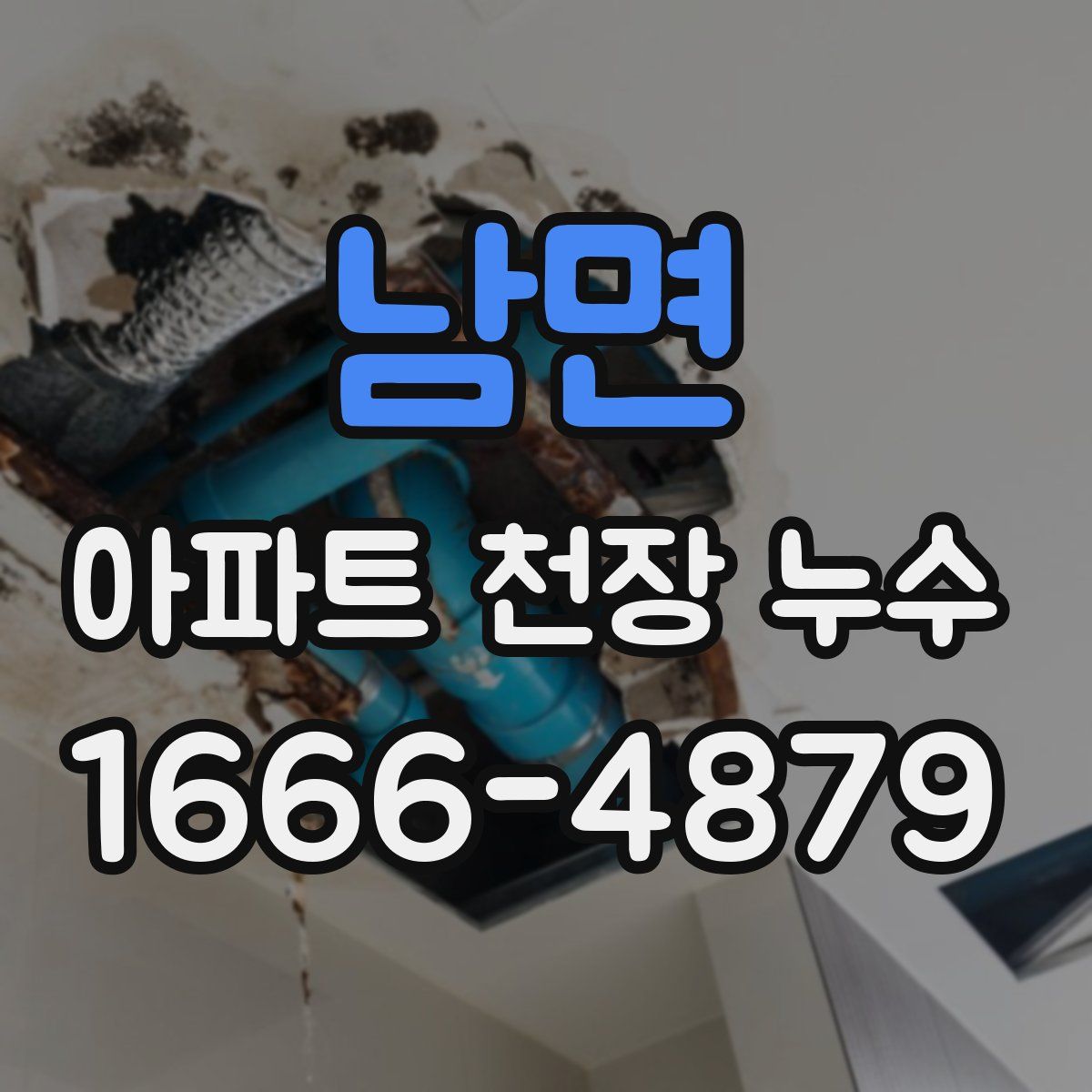 남면 아파트 천장 누수