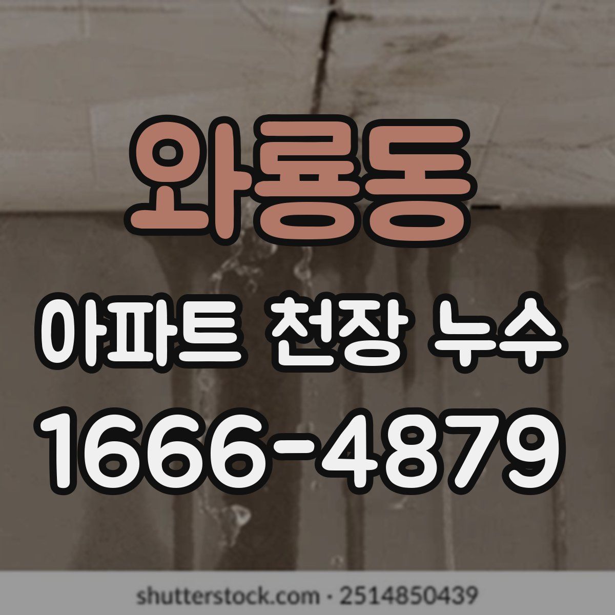 와룡동 아파트 천장 누수