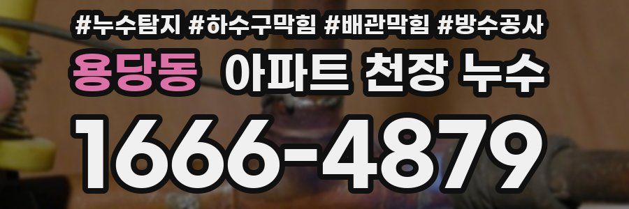 용당동 아파트 천장 누수
