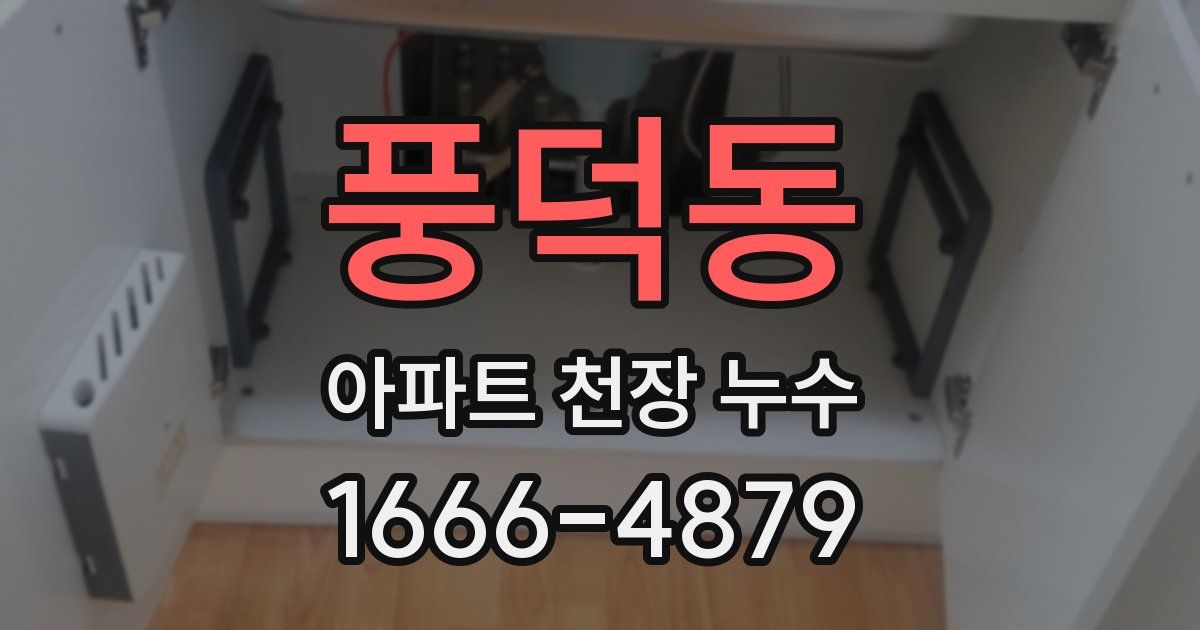 풍덕동 아파트 천장 누수