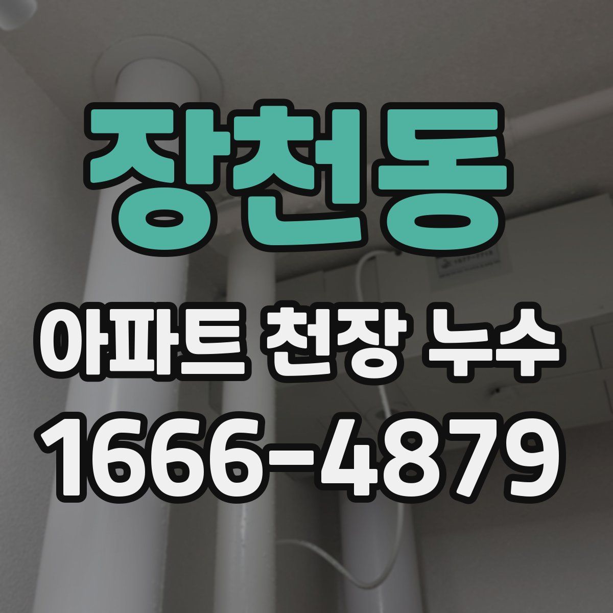 장천동 아파트 천장 누수