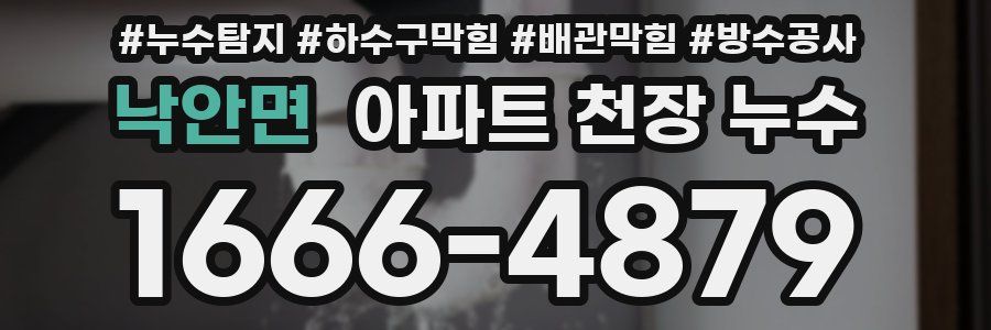 낙안면 아파트 천장 누수