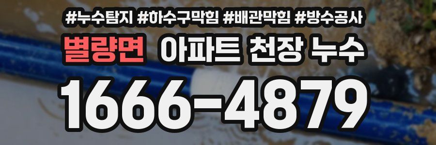 별량면 아파트 천장 누수