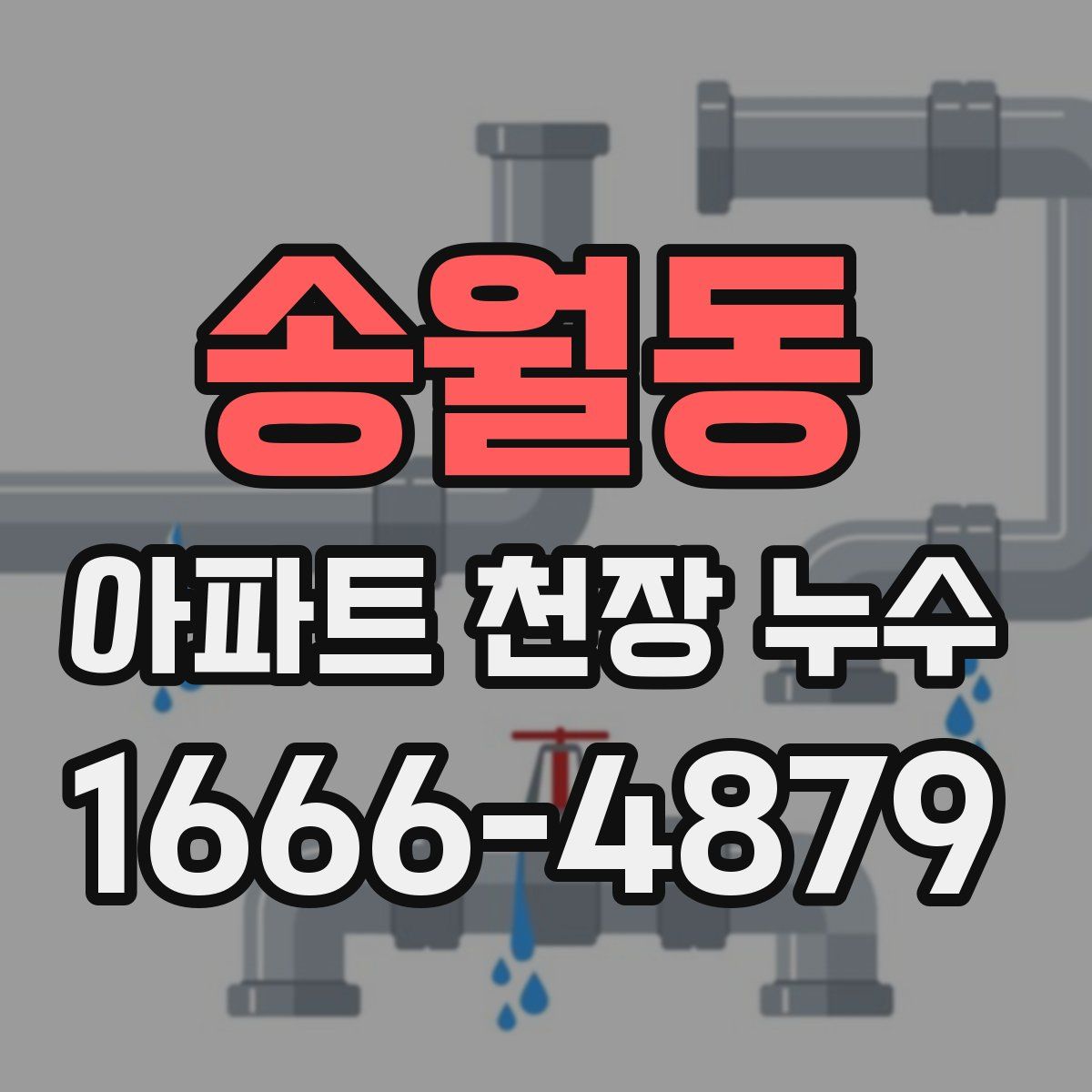 송월동 아파트 천장 누수