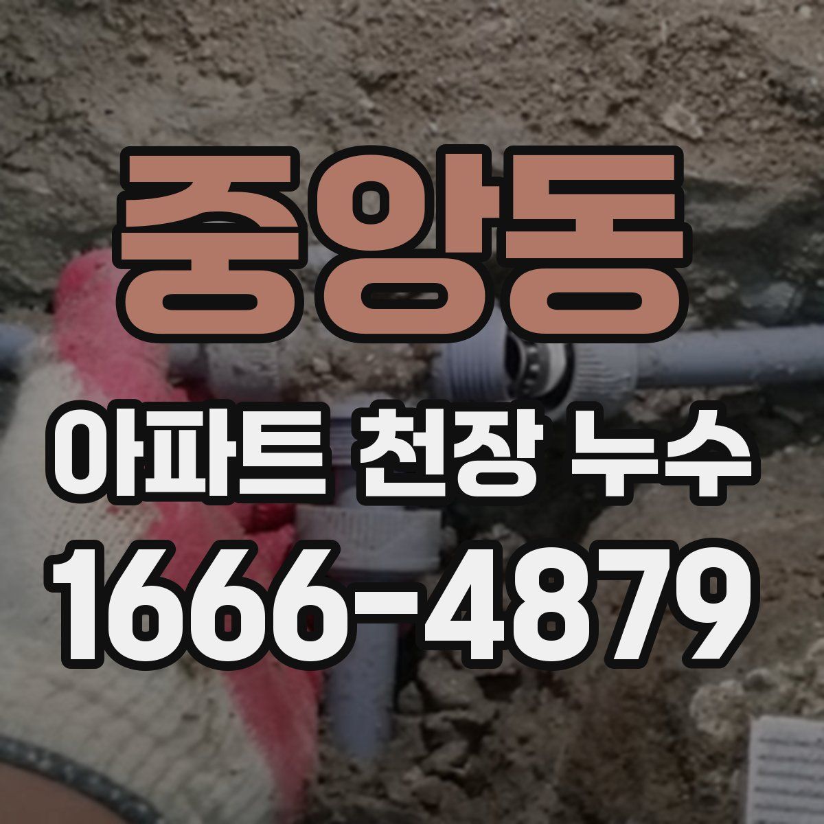 중앙동 아파트 천장 누수