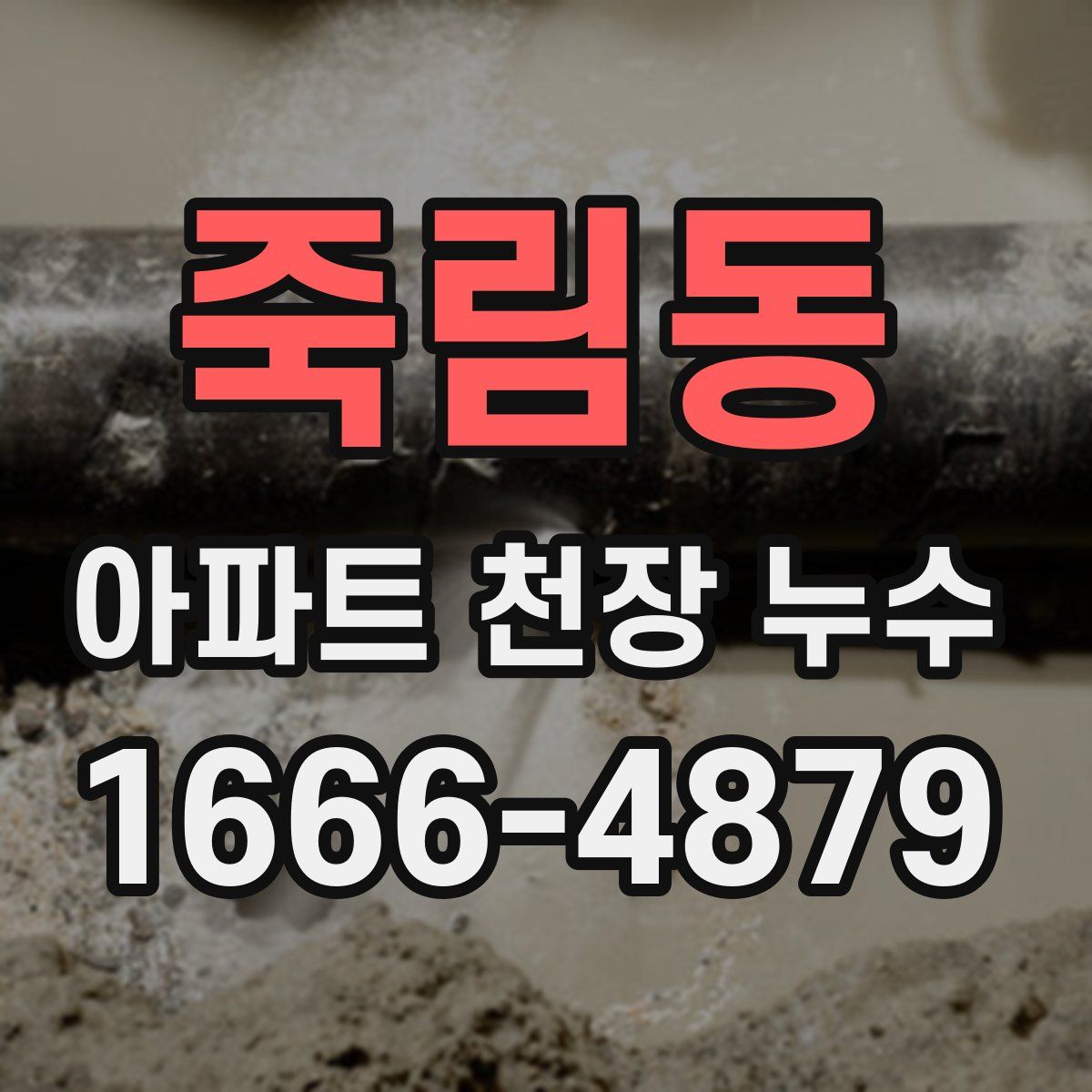 죽림동 아파트 천장 누수