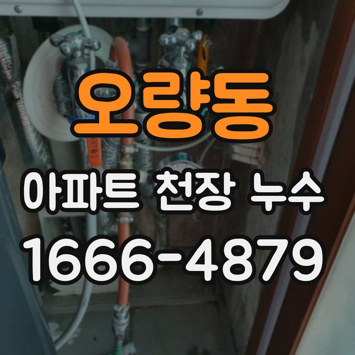 오량동 아파트 천장 누수