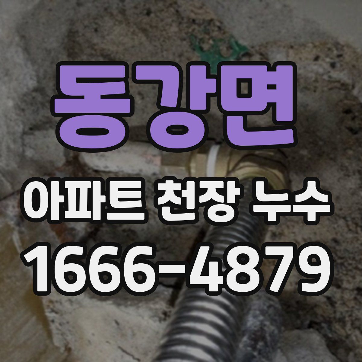 동강면 아파트 천장 누수