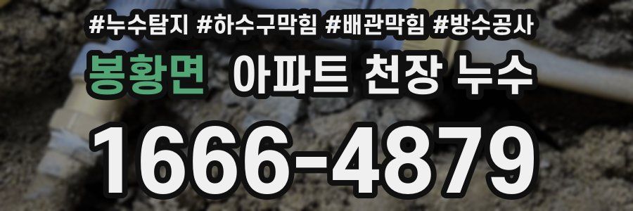 봉황면 아파트 천장 누수