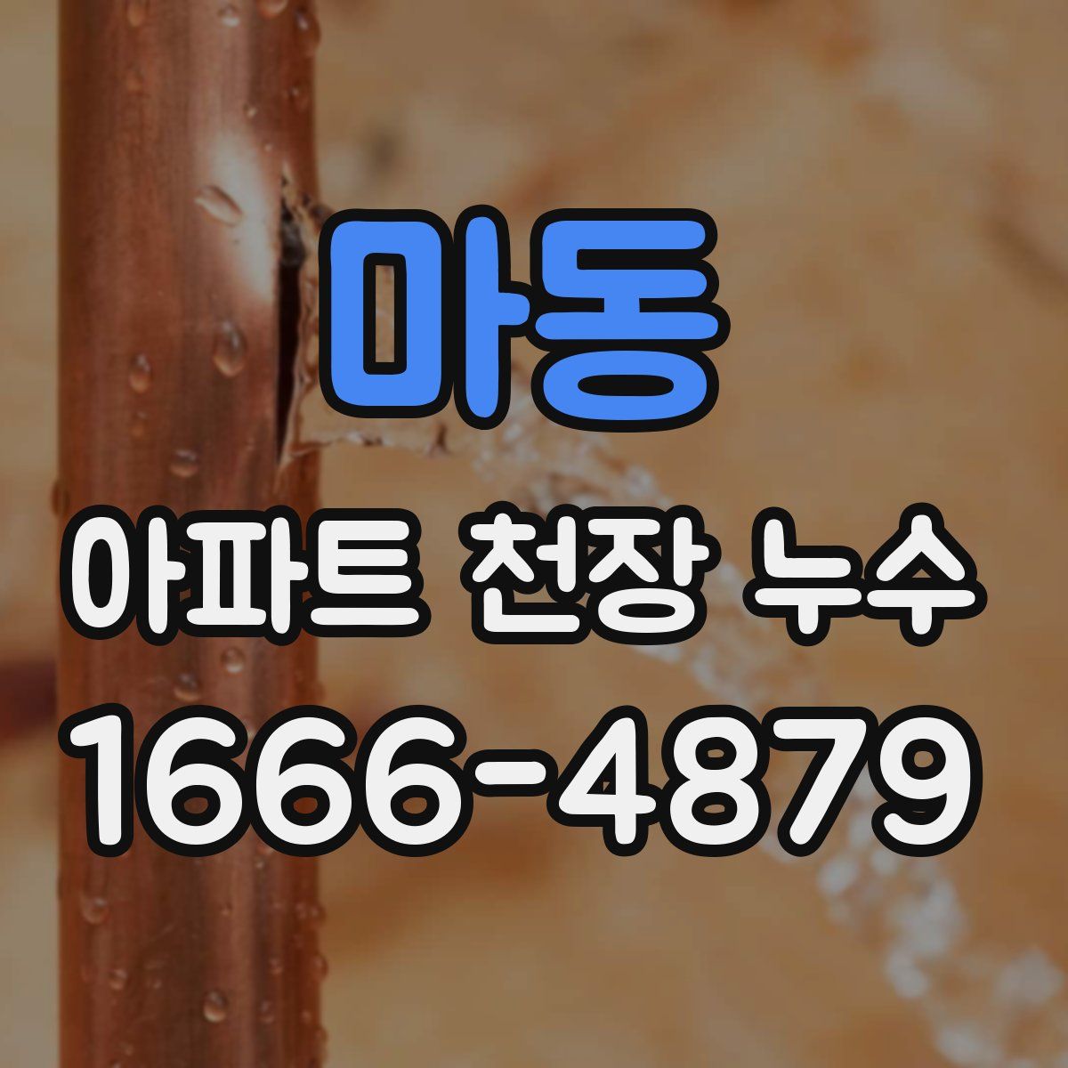 마동 아파트 천장 누수