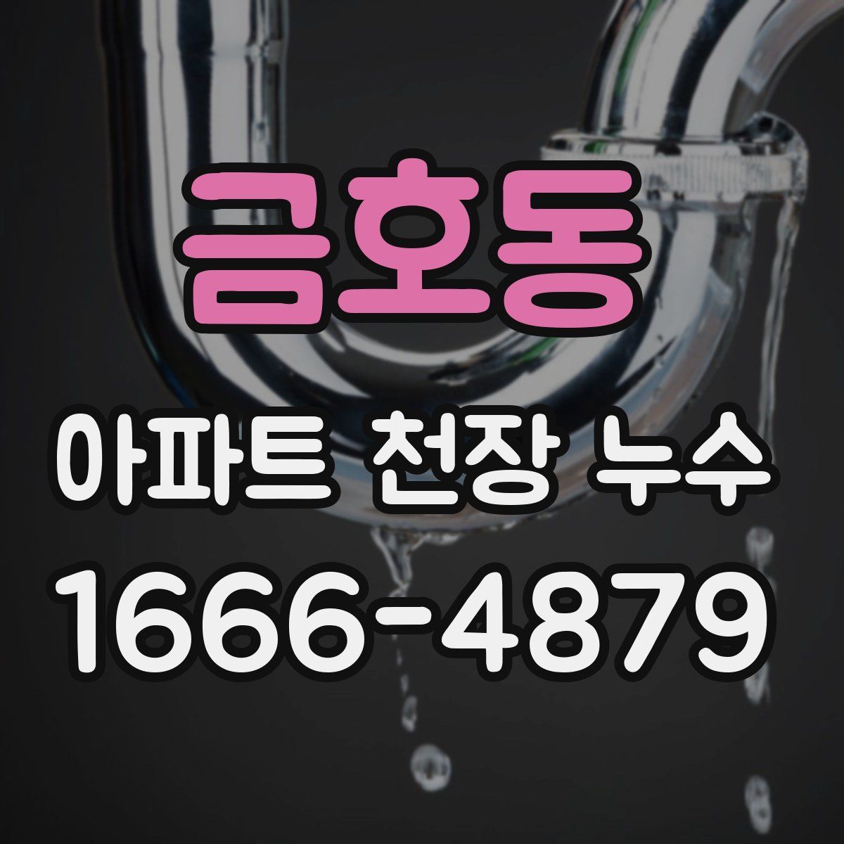 금호동 아파트 천장 누수