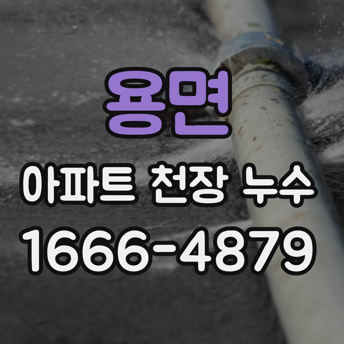 용면 아파트 천장 누수