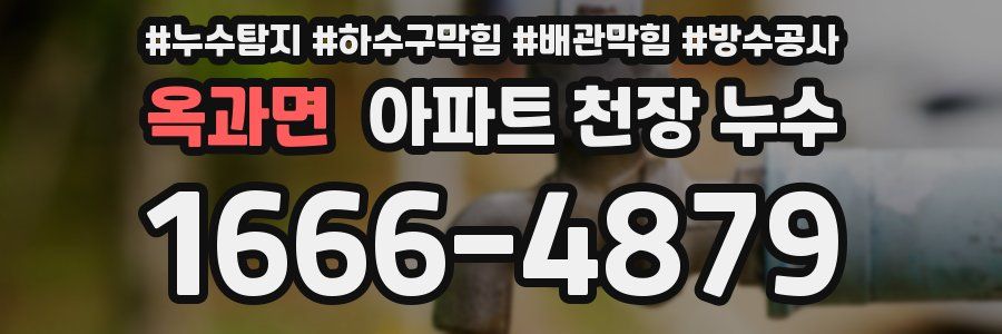 옥과면 아파트 천장 누수