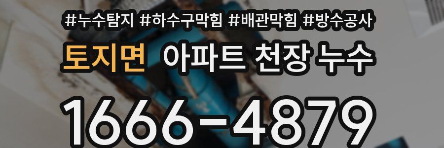 토지면 아파트 천장 누수